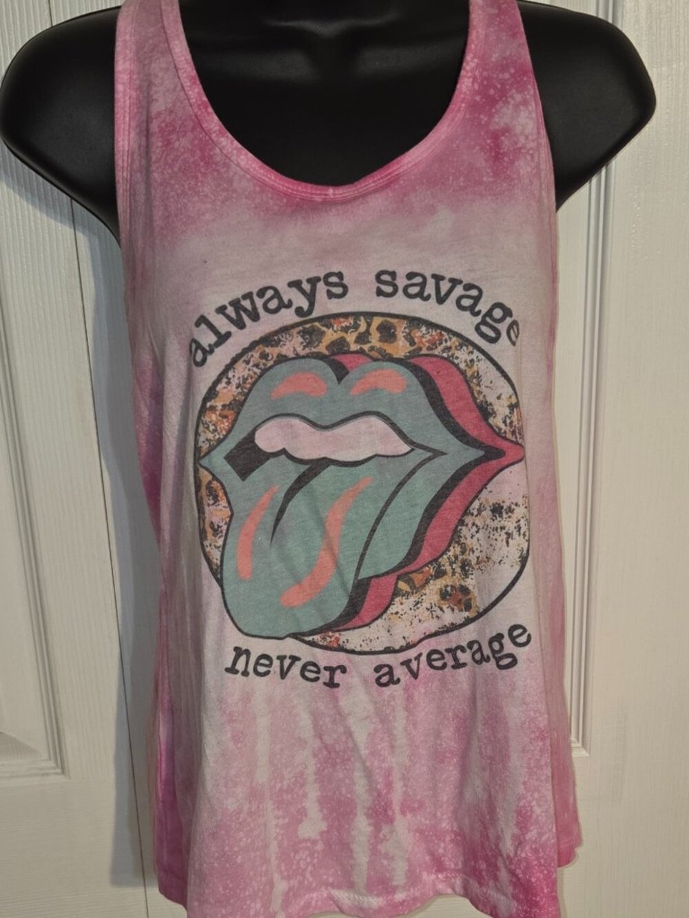 Custom Bleached Razor Tank Savage Quote - Picture 2 of 6